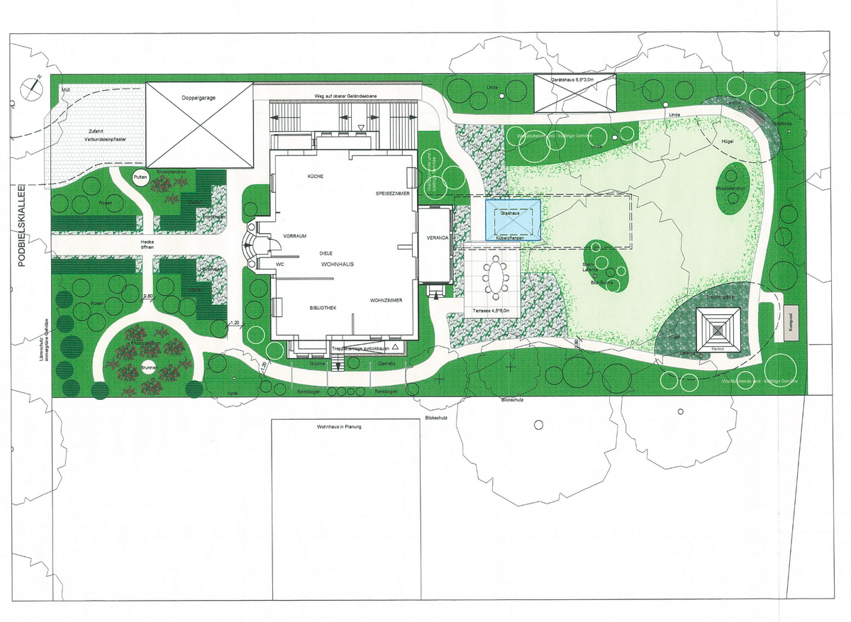 Grundriss Erdgeschoss mit offener Wohn-Ess-Küche