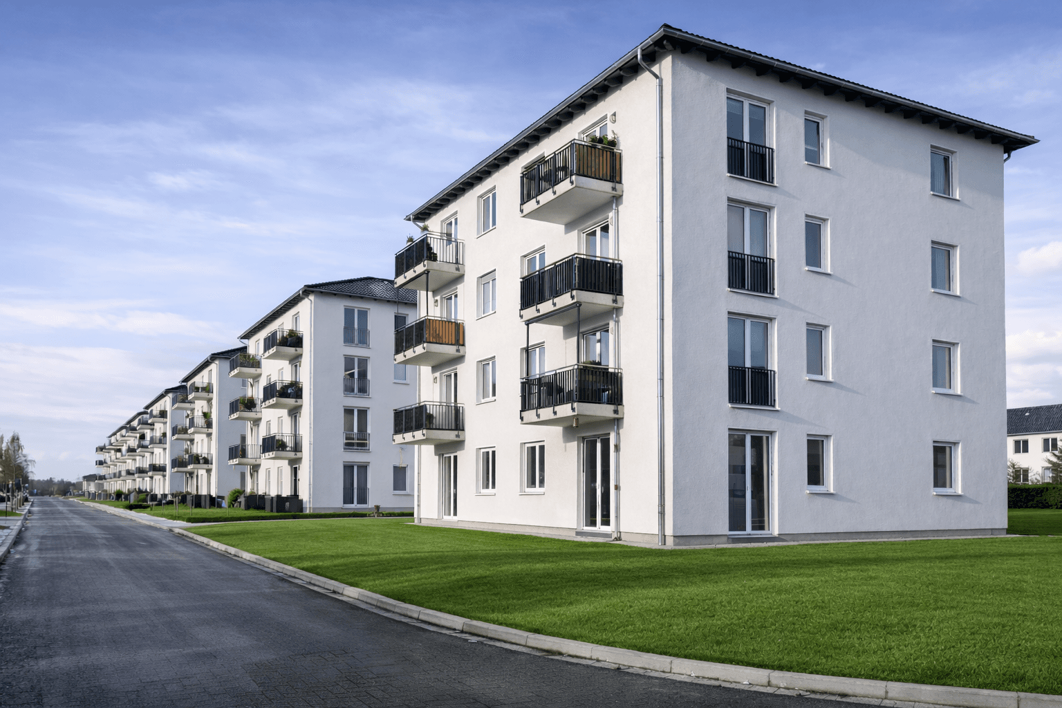 Neubau von 8 Mehrfamilienhäusern in Neuenhagen bei Berlin